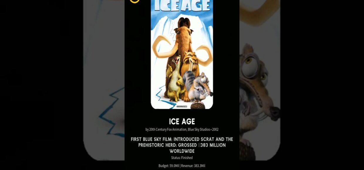 Blue Sky Movies in Chronological Order 2002–2019 🧊 #IceAge #Scrat #BlueSkyLegacy #DisneyShutdown
