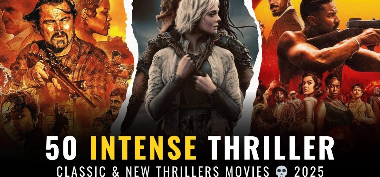50 BEST Thriller Movies You MUST Watch in 2025 🔥 | Classic & New Thrillers Ranked 🎬💀
