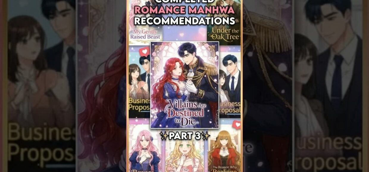 Completed Romance Manhwa Recommendations ✨ #manhwa #manhwareccomendation #manhwaedit