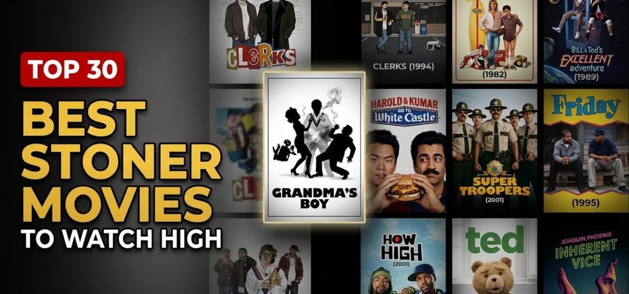 Best Stoner Movies & Comedies to Watch High 🎬 Complete List